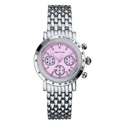 Nautica ladies stainless steel bracelet watch