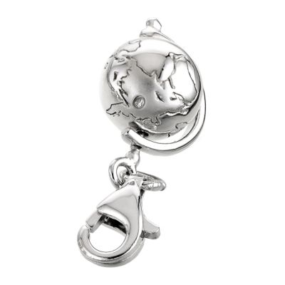 Globe Silver Charm