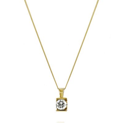 9ct gold pendant with imitation stone - Product number 6183034