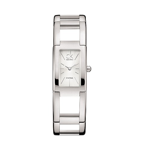 Unbranded cK ladies stainless steel silver dial dress watch