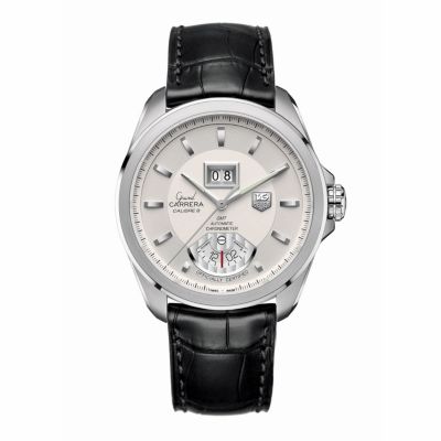 TAG Heuer Grand Carrera Caliber 8 black strap watch - Product number 6188346