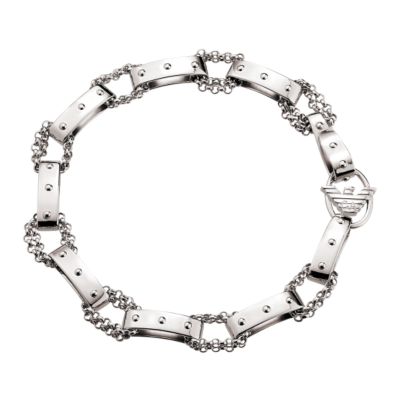 Exclusive Armani designer silver bracelet - Product number 6188486