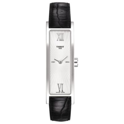 Tissot ladies rectangular dial strap watch