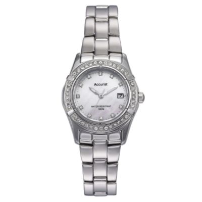 Accurist ladies' stainless steel bracelet watch - Product number 6192491