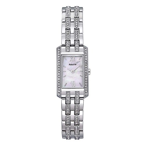 ladies stainless steel bracelet watch