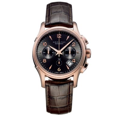 Jazzmaster rose gold mens watch