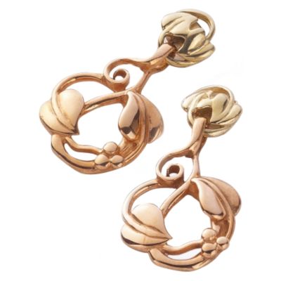 Clogau Gold Tree of Life 9ct yellow and rose gold  earrings - Product number 6211062