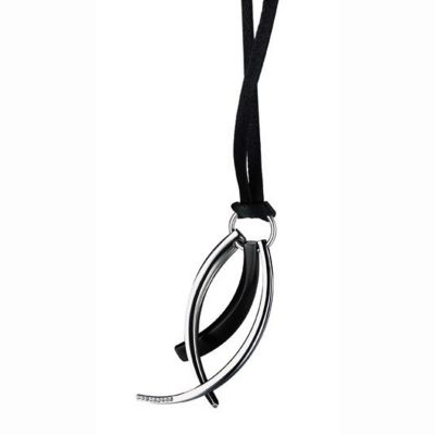 Breil Steel black and crystla pendant - Product number 6221718