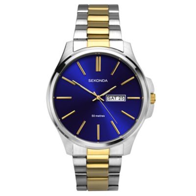 Sekonda Men's Two Tone Bracelet Watch H.Samuel