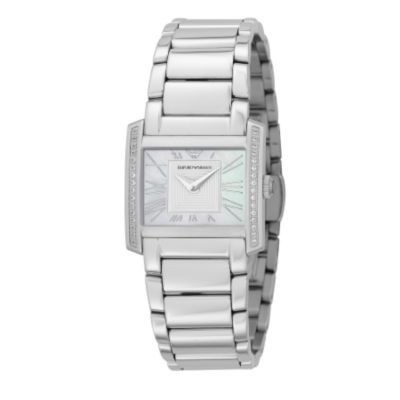 Emporio Armani ladies' diamond bezel bracelet watch - Product number 6238327