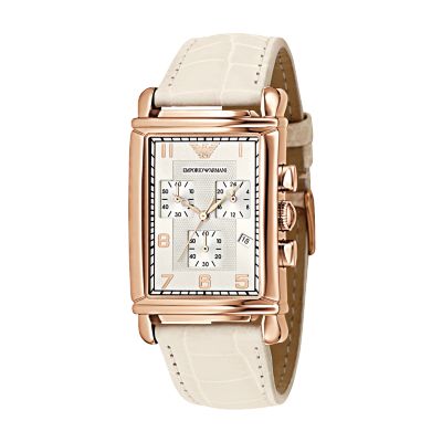 Emporio Armani ladies' chronograph strap watch - Product number 6238343