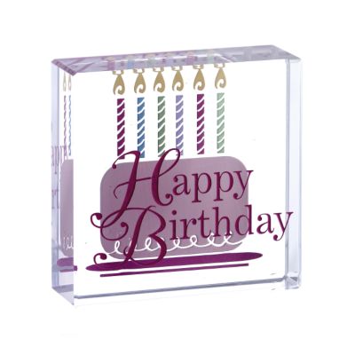 Crystal Collectible - Happy Birthday