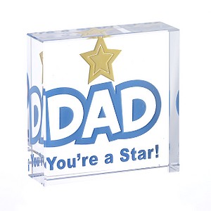 Clear Intentions Crystal Collectible - Dad