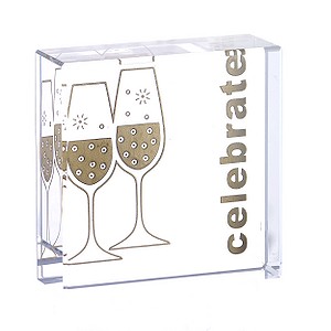 Clear Intentions Crystal Collectible - Celebrate