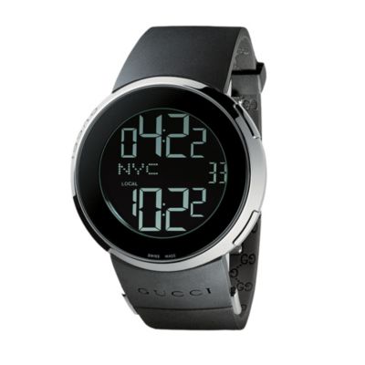 mens black digital watch