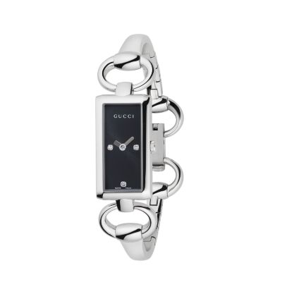 Gucci ladies' stainless steel bracelet diamond watch - Product number 6241778