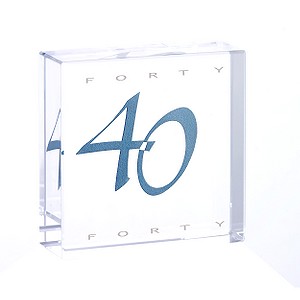 Crystal Collectible - 40th