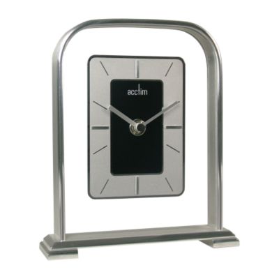 H Samuel Cape Silver Carriage Clock