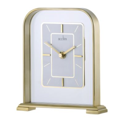 H Samuel Cape Gold Mantle Clock