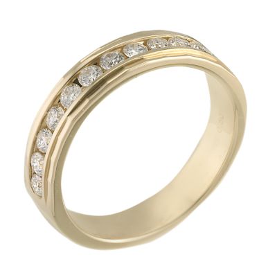 18ct gold half carat diamond ring