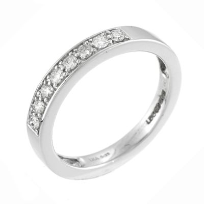 Ladies' 9ct White Gold Channel Set Diamond Ring - Product number 6277411