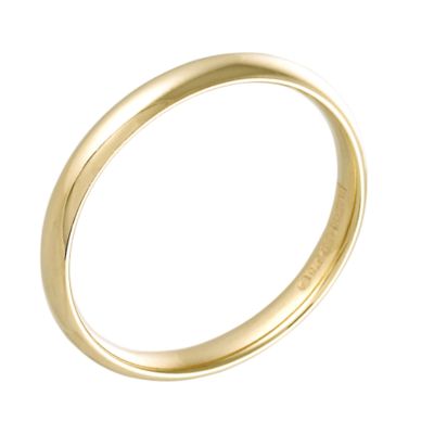 Ladies' 9ct Gold 2.5mm Extra Heavy Court Ring - Product number 6278566