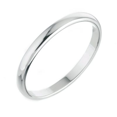 Ladies' Platinum 2mm Wedding Band - Product number 6283969