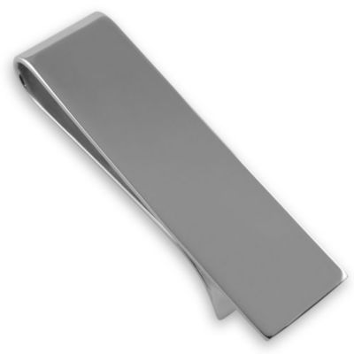 Plain silver money clip - Product number 6290655