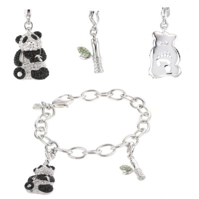 Swarovski Crystal - Panda Charm Bracelet - Product number 6296580