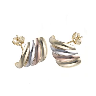 9ct Yellow Gold Wedding Earrings - Product number 6299636