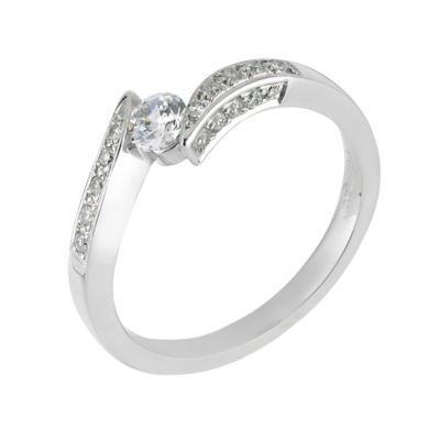 18ct White Gold Forty Point Diamond Solitaire Ring - Product number 6315992