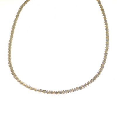 9ct white gold criss cross necklace - Product number 6322883