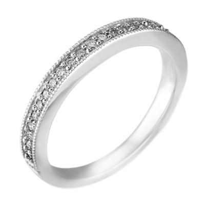 Platinum third carat diamond set ring - Product number 6328261