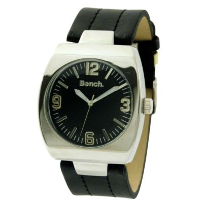 Bench Men's Black Leather Strap Watch - Product number 6330959