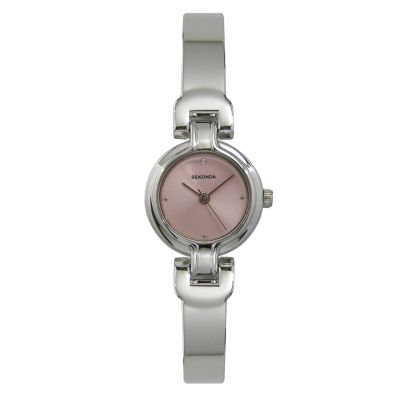 Sekonda Ladies' Pink Semi-bangle Watch - Product number 6331211