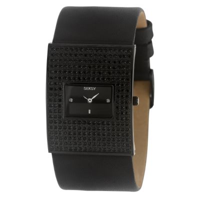 Seksy Ladies' Black Cuff Watch - Product number 6331297