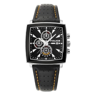 Ventura Black Strap Watch