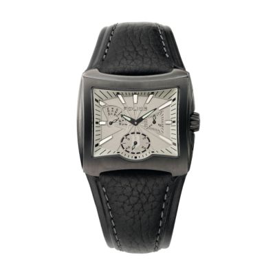 Police Enterprise Black Strap Watch