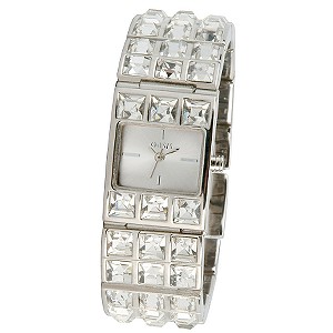 Ladies`Stone Set Bracelet Watch