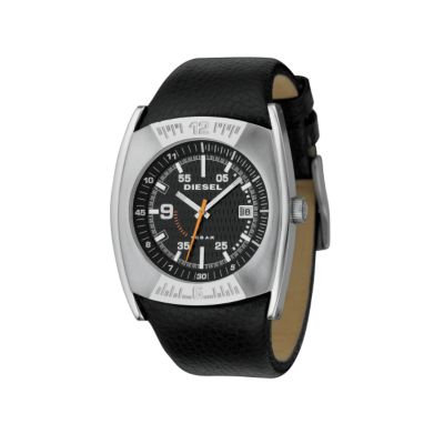 Diesel Men's Black Leather Strap Watch - Product number 6336515