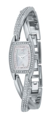 DKNY Ladies`Stainless Steel Crossover Bangle Watch