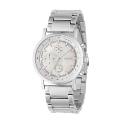 DKNY Ladies`Stainless Steel Bracelet Chronograph Watch