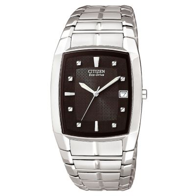 Citizen Eco-Drive Men` Stainless Steel Bracelet Watch