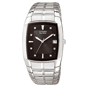 Citizen Eco-Drive Men's Stainless Steel Bracelet WatchCitizen Eco-Drive Men's Stainless Steel Bracel