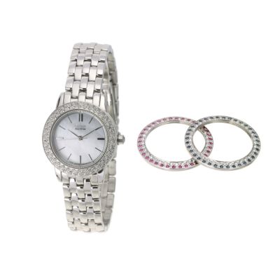 Citizen Eco-Drive Ladies' Interchangeable Bezel Watch - Product number 6339662