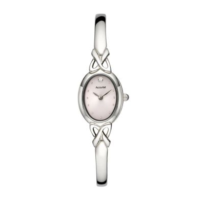 Stainless Steel Bangle Watch