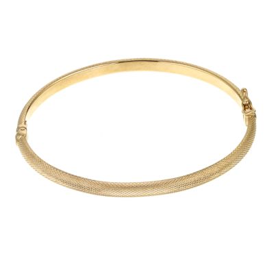 9ct Yellow Gold Hinged Clasp Bracelet