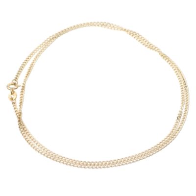 9ct Gold 22` Hollow Curb Chain