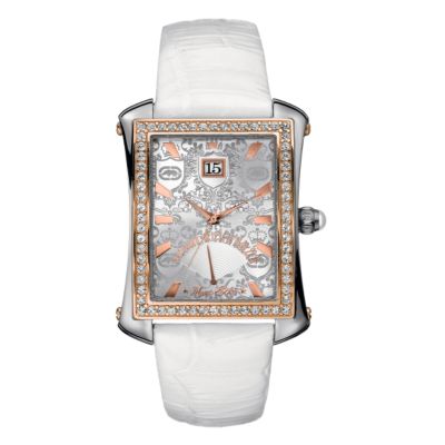 Marc Ecko The Royal White Leather Strap Watch - Product number 6346022