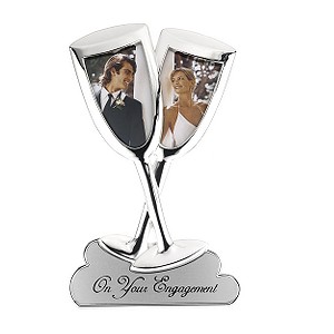 Classic Collection Engagement Champagne Flute Photo Frames